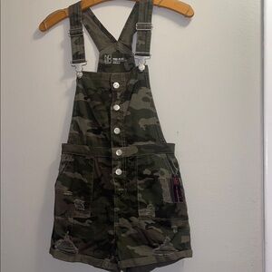 Camouflage Short Overalls